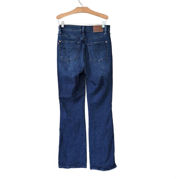 JUDY BLUE High Waist Bootcut Jeans Size 3/26 Dark Wash Embroidered Pocket - Picture 3 of 8